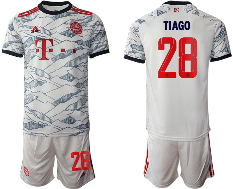 Men 2021-2022 Club Bayern Munich away white #28 Soccer Jersey->bayern munich jersey->Soccer Club Jersey